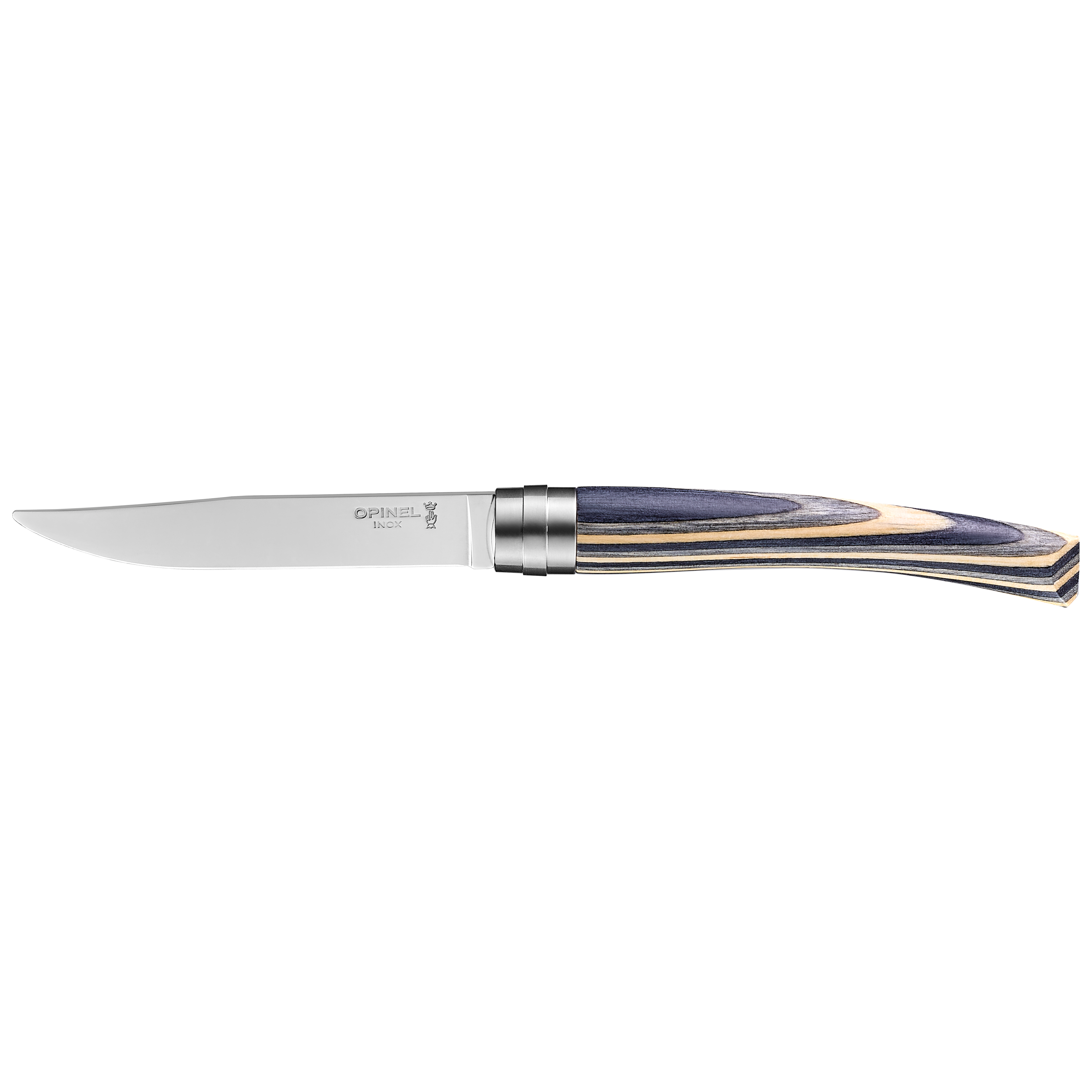 opinel-table-chic-ii-steak-knives-yatagan-stainless-steel-blade-rounded-wooden-h image 2