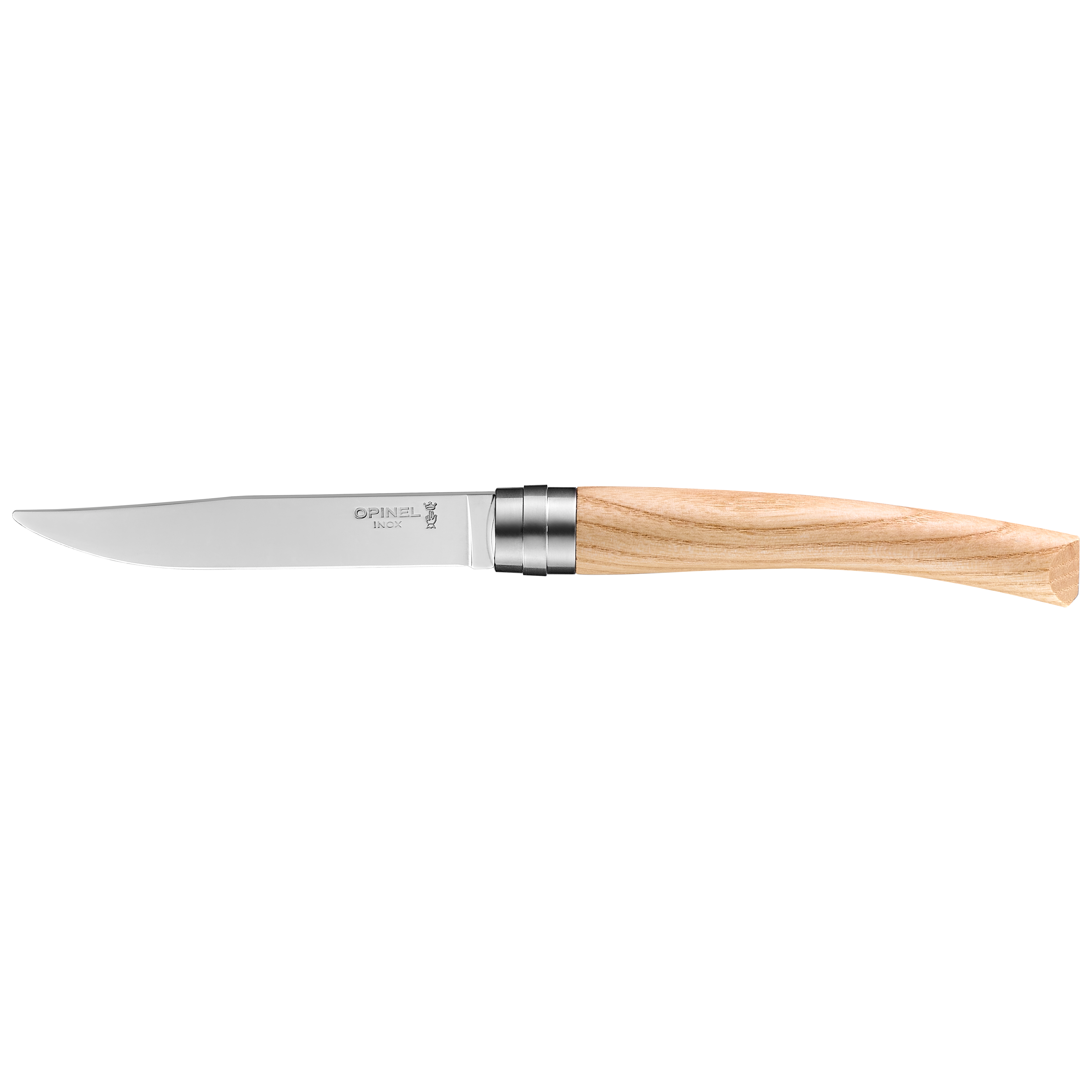 opinel-table-chic-ii-steak-knives-yatagan-stainless-steel-blade-rounded-wooden-h image 4