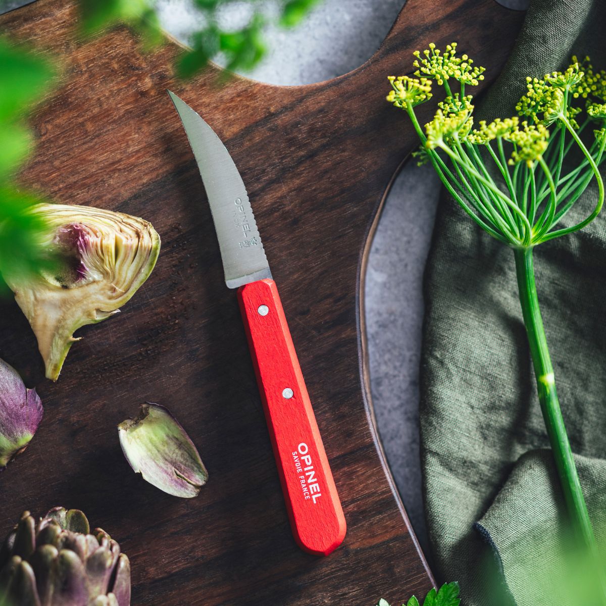 opinel-vegetable-knife-essential-paysage-color-set-bird-s-beak-paring-knife image 2