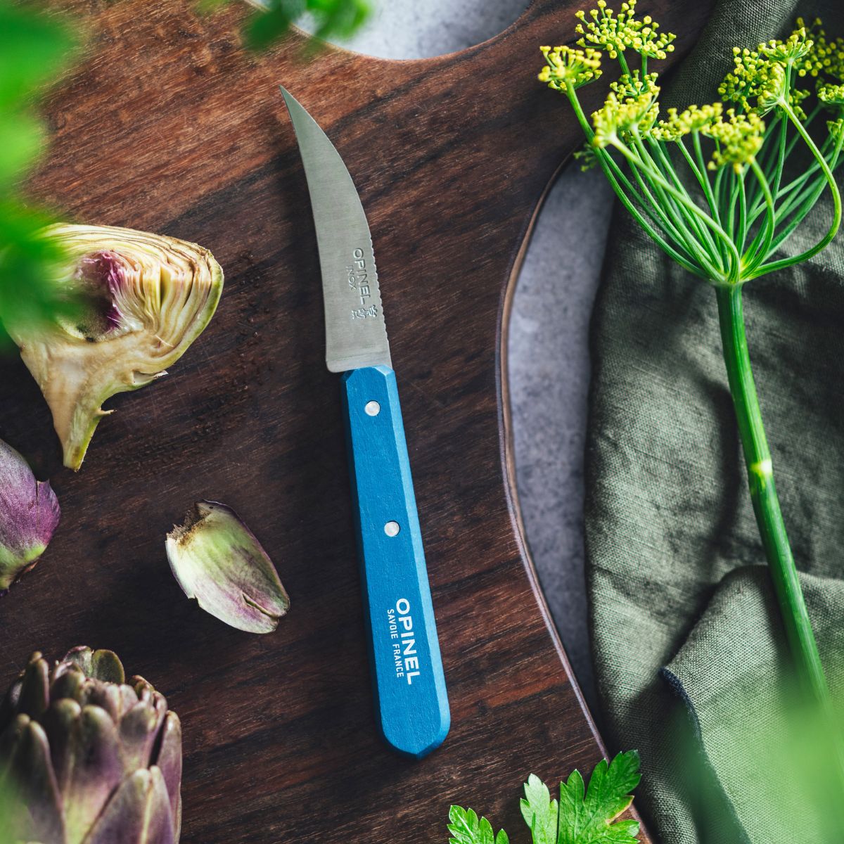 opinel-vegetable-knife-essential-paysage-color-set-bird-s-beak-paring-knife image 4