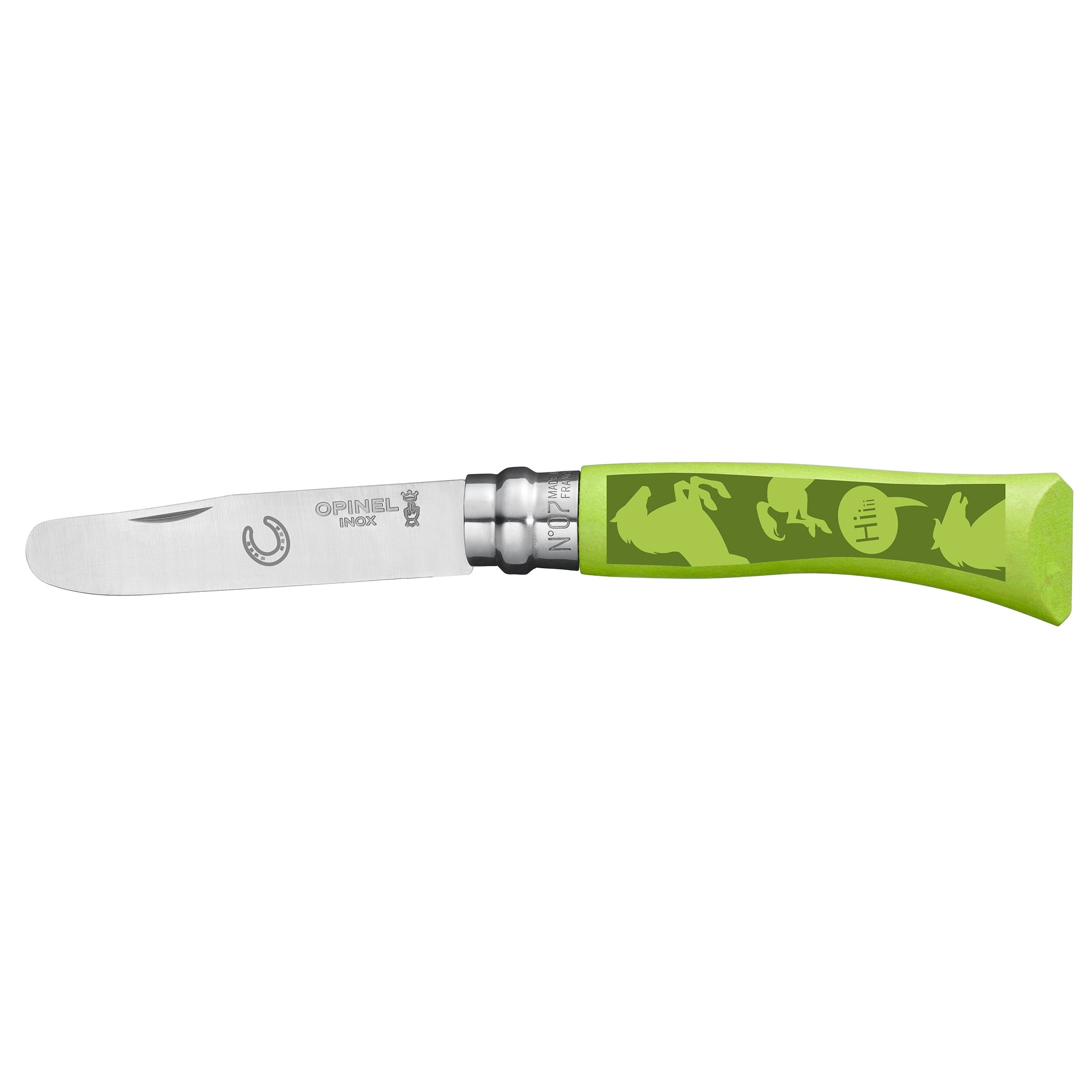 opinel-no-07-my-first-animopinel-folding-knife-round-tip-safety-blade-with-virob image 4