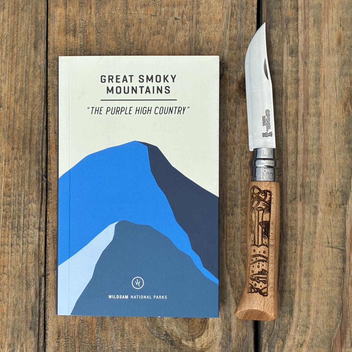 opinel-ultimate-national-parks-traveler-kit-no-08-folding-knife-and-wildsam-fiel image 2