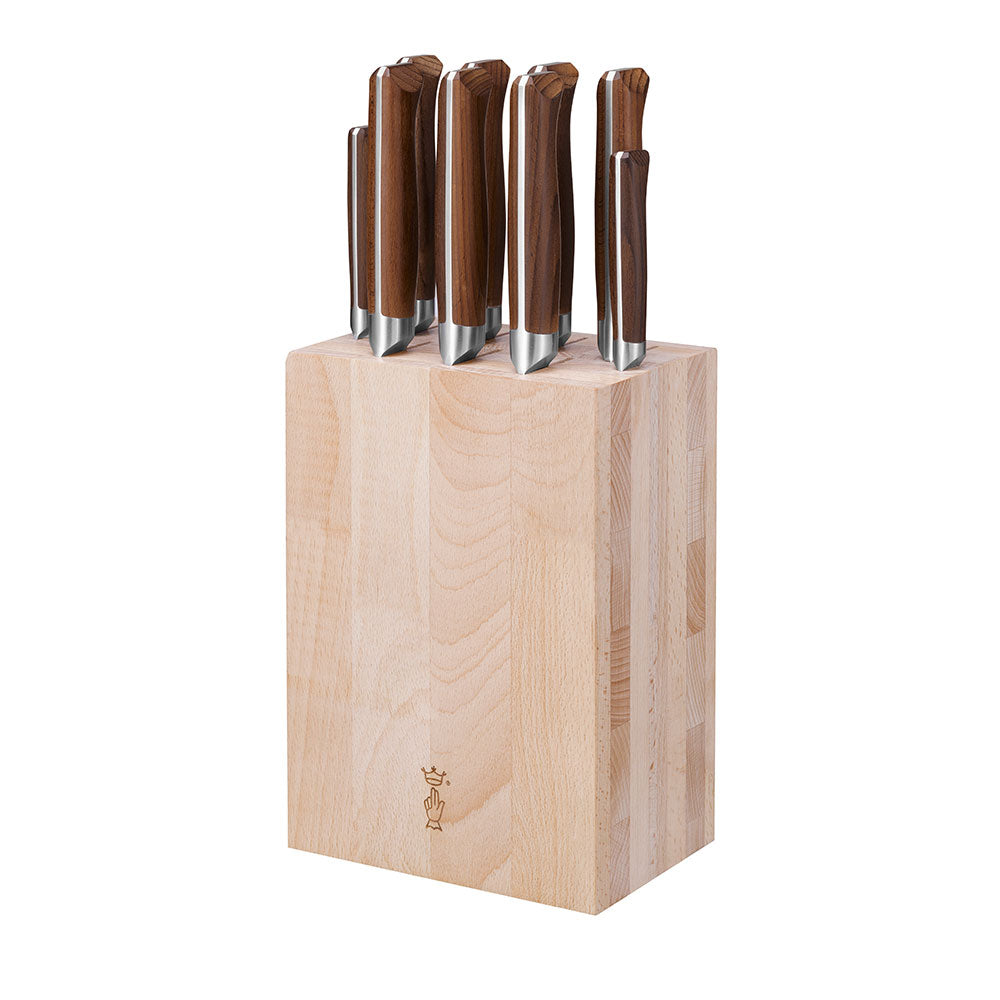 opinel-9-slot-wooden-knife-block-made-in-italy-european-beech-wood-fits-parall-l image 2